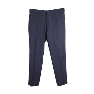 Burberry Tailored Trousers in Navy Wool